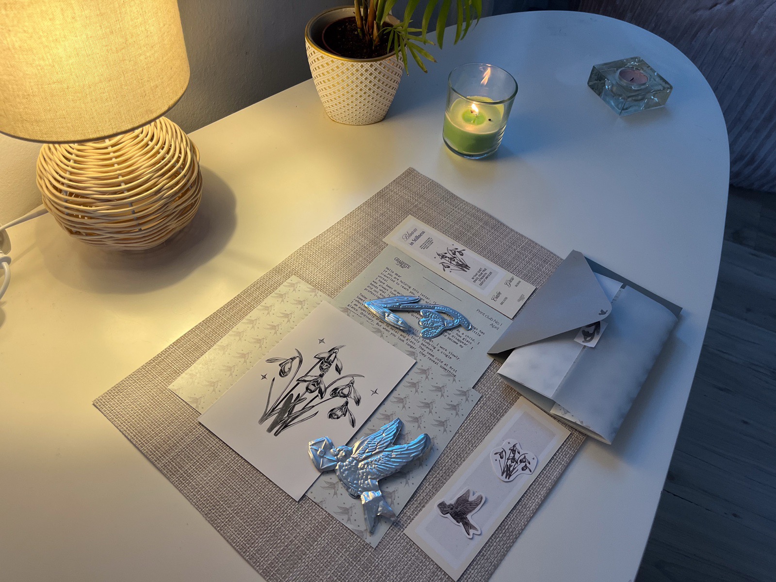 Graphite Post package in a warm living room setting